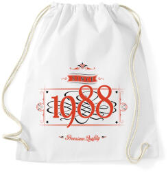 printfashion since-1988-red-black - Sportzsák, Tornazsák - Fehér (531380)