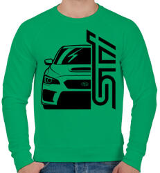 printfashion Subaru STI - Férfi pulóver - Zöld (2221841)