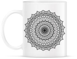 printfashion Kifesthető mandala minta4. - Bögre - Fehér (4082411)