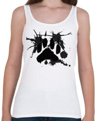 printfashion Farkas talp - Női atléta - Fehér (1435872)