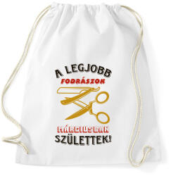 printfashion Fodrász szülinapja március színes - Sportzsák, Tornazsák - Fehér (5490152)