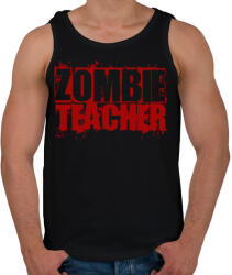 printfashion Zombi tanár - Férfi atléta - Fekete (1490748)
