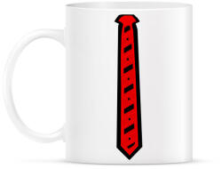 printfashion nyakkendo_cartoon - Bögre - Fehér (4299889)