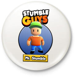 printfashion Mr. Stumble - Kitűző, hűtőmágnes - Fehér (15505785)