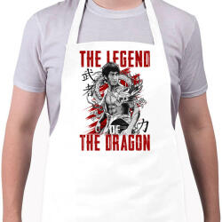 printfashion Sárkány legendája - Kötény - Fehér (5535887)