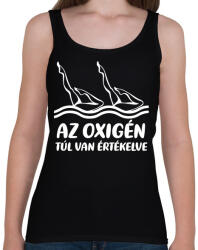 printfashion Oxigén - Női atléta - Fekete (15909078)