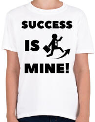 printfashion Success is mine - Gyerek póló - Fehér (2474081)