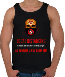 printfashion social distancing - Férfi atléta - Fekete (2503300)