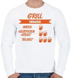 printfashion Grill időzítő - Férfi pulóver - Fehér (13691197)