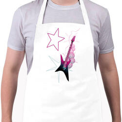 printfashion Gitár - Kötény - Fehér (11548716)
