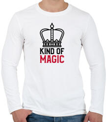 printfashion KIND OF MAGIC - Férfi hosszú ujjú póló - Fehér (10786925)