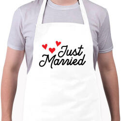 printfashion Just Married - Kötény - Fehér (10590569)