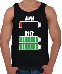 printfashion Anya - Ikrek - Férfi atléta - Fekete (10938450)