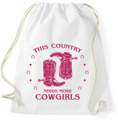 printfashion Cowgirls - Sportzsák, Tornazsák - Fehér (7499773)