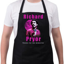 printfashion Richard Pryor Thanks for the memories - Kötény - Fekete (6390583)