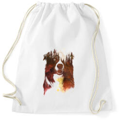 printfashion One night in the forest - Sportzsák, Tornazsák - Fehér (230604)