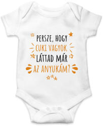 printfashion Cuki vagyok - Anyuka - Baba Body - Fehér (7273677)