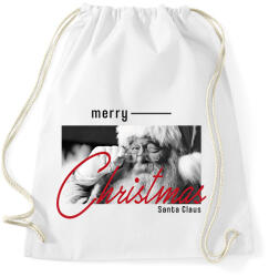 printfashion Merry Christmas - Santa - Sportzsák, Tornazsák - Fehér (14914446)