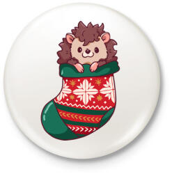 printfashion Süni zokniban - Kitűző, hűtőmágnes - Fehér (5568441)