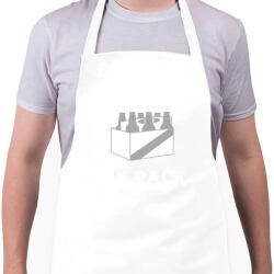 printfashion Októberben született kockás hasú 2 - Kötény - Fehér (4905604)