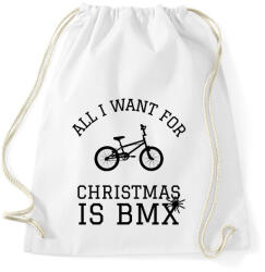 printfashion CHRISTMAS BMX - Sportzsák, Tornazsák - Fehér (10133910)