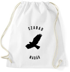 printfashion szabadmadár - Sportzsák, Tornazsák - Fehér (1320106)