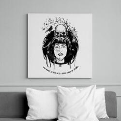 printfashion Van élet. . . - Vászonkép - Fehér (6620573)