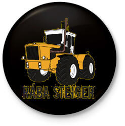 printfashion rába steiger - Kitűző, hűtőmágnes - Fekete (6045179)