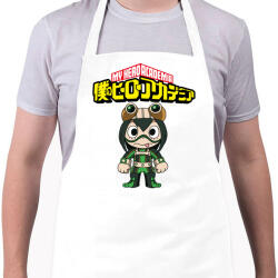 printfashion MHA Tsuyu Asui - Kötény - Fehér (4907794)