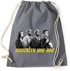 printfashion Brooklyn Nine-nine B&W - Sportzsák, Tornazsák - Grafitszürke (3475059)