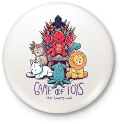 printfashion Játékok harca - Kitűző, hűtőmágnes - Fehér (3078883)