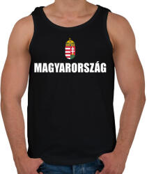 printfashion Magyarország szurkoló - Férfi atléta - Fekete (7350815)