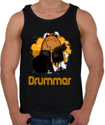 printfashion drummer - Férfi atléta - Fekete (15930218)
