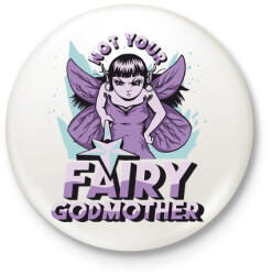 printfashion Fairy grandmother - Kitűző, hűtőmágnes - Fehér (5483378)