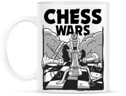 printfashion Sakk - chess wars - Bögre - Fehér (4942615)