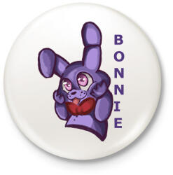 printfashion cuki bonnie - Kitűző, hűtőmágnes - Fehér (15040570)