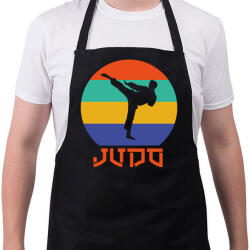 printfashion Judo - Harcművészet - Kötény - Fekete (7570091)