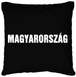 printfashion MAGYARORSZÁG - Párnahuzat, Díszpárnahuzat - Fekete (4998256)