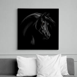 printfashion Fekete arab telivér - Vászonkép - Fekete (6657722)