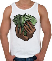 printfashion A pénz beszél. - Férfi atléta - Fehér (2358143)