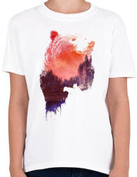 printfashion Love forever - Gyerek póló - Fehér (227335)