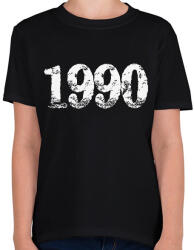 printfashion 1990 - Gyerek póló - Fekete (6198241)