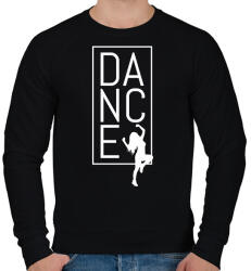 printfashion Dance (white) - Férfi pulóver - Fekete (7675813)