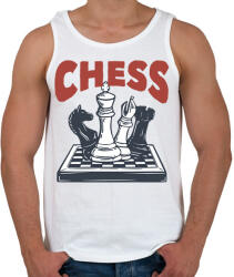 printfashion Sakk - Chess - Férfi atléta - Fehér (7312562)