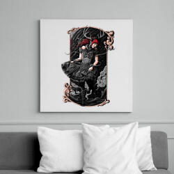 printfashion Scarlet - Vászonkép - Fehér (6620202)