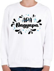 printfashion Nagyapa lettem - Gyerek pulóver - Fehér (11957919)