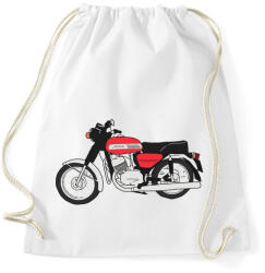 printfashion Jawa 350 - Sportzsák, Tornazsák - Fehér (5099503)