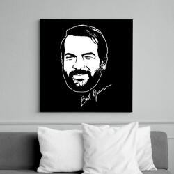 printfashion Bud Spencer - Vászonkép - Fekete (6661457)