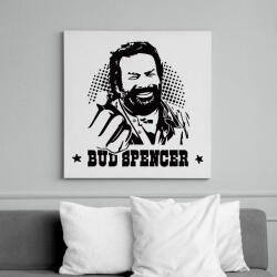 printfashion Bud Spencer öklös póló - Vászonkép - Fehér (9392908)
