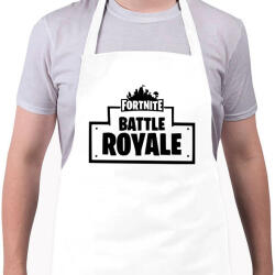 printfashion Fortnite Battle Royale - Kötény - Fehér (4903976)